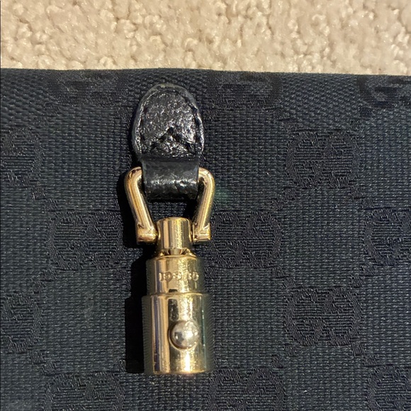 Gucci Black GG Canvas and Leather Jackie Long Wallet 👝 - Picture 7 of 10